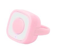 Plyisty Volteador de Página de Control Remoto, Clicker de Botón de Punta de Dedo Recargable, Compatible Conplicacia de Video Corto, Cámara, Novela, para Lectura, Control, (Rosáceo)