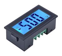 Plyisty Voltímetro Digital LCD Medidor de Voltaje CC de Alta Precisión para Probar la Pantalla de Material de Voltaje para Uso Doméstico (DC0-500V)