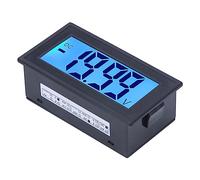 Plyisty Voltímetro Digital LCD Medidor de Voltaje CC de Alta Precisión para Probar la Pantalla de Material de Voltaje para Uso Doméstico (DC0-20V)