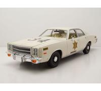 Plymouth Fury #34 Riverton Sheriff 1977 Beige Modelo De Coche 1:18 Greenlight