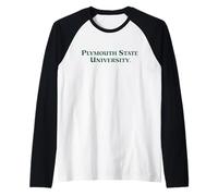 Plymouth State University Panthers Word Mark Camiseta Manga Raglan