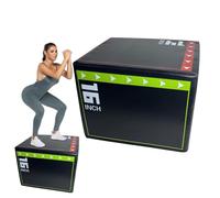 Plyometric Jump Box, sin límite Shockproof Training Platforms, Wear-Resistant Fitness Equipment, 40 x 30 x 35 cm, ideal para el gimnasio en casa Strength & Agility Workouts