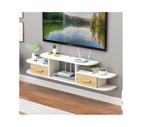 Pm2N4o6qRs Soporte para TV Soporte de TV Flotante for Pared, Unidad Medios, Tablero bajo for con Orificio for Cable(A)