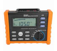 PM5205 Medidor Resistencia Digital 2500V Aislamiento Megohm Tester 0.01MΩ-100GΩ Resistencia Megger AC/DC Tester Voltaje con Pantalla LCD Retroiluminación
