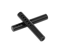 Pmandgk 2 soportes de metal para parachoques cilíndrico para 1/10 RC Crawler Car SCX10 y SCX10 II 90046 90047