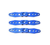 Pmandgk 3 piezas de aluminio dirección cuerno brazo 25 T para 1/8 1/10 RC Auto Actualización Parte