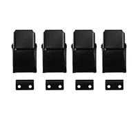 Pmandgk 4 abrazaderas de ocultas A27 negras para estuche, caja de herramientas, limpiador, cajas de gabinetes