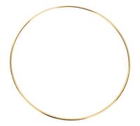 Pmandgk 8 piezas 8 anillos de metal para macramé para manualidades y entregas de atrapasueños, color dorado