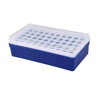 Pmandgk Caja plástica del sostenedor del soporte del tubo de la centrífuga de zócalos 1.5ml del laboratorio 50