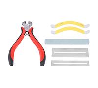 Pmandgk de 6 herramientas de pulido para guitarra, kit de reparación profesional de luthier, cortador de trastes, de herramientas de guitarra