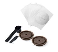 Pmandgk Tapa reutilizable para cápsulas Vertuo, cubierta de silicona recargable compatible con cápsulas