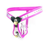 PMBNCF Conjunto de bragas de castidad de metal, cinturón de castidad de acero inoxidable for mujer con tapón vaginal y tapón anal, juego de privacidad, pantalones de castidad for mujeres, juguetes sex