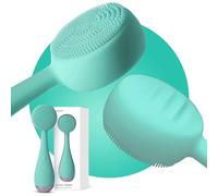 PMD Clean - Dispositivo de limpieza facial inteligente con cepillo de silicona y masajeador antienvejecimiento, impermeable, tecnología de vibración SonicGlow, limpia poros y puntos negros, levanta