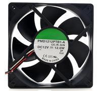 PMD1212PTB1-A 12038 DC12V 1.0A Cooling Fan 3-Wire 3-Pin Double Ball Bearing High Airflow Industrial Fan for Server Inverter Cabinet