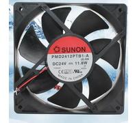 PMD2412PTB1-A (2). GN 24V 11.8W 120x120x25mm fan SUNON 12cm Cooling fan 2-Wire