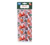 PME 20 Bolsas de plástico para Dulces Navideños-Taller de Papá Noel, Multicolor