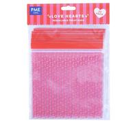 PME 20 Bolsas de regalo para fiestas de San Valentín - Corazones de Amor, Cuadrada