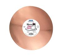 PME Bandeja Espejo para Tarta - Redonda Oro Rosa 254 mm (10 Pulgadas), Paquete de 3