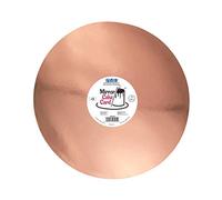 PME Bandeja Espejo para Tarta - Redonda Oro Rosa 305 mm (12 Pulgadas), Paquete de 3