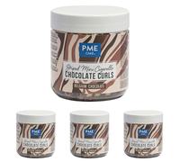 PME Barritas Rayadas de Chocolate Belga 100 g (Paquete de 4)