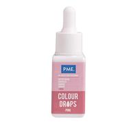 PME Cake Colour Drops Rosas | Colorante Alimentario a Base de Aceite (20 ml)