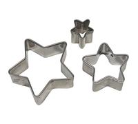 PME Cake Cortadores de Fondant Star | Juego de 3 de Acero Inoxidable | Pequeño (1.7cm / 17mm)