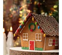 PME Cake Set de Decoración Casa de Jengibre de Navidad | Tubos de Glaseado, Sprinkles, Confeti, Lazos y Campanas (115g / 4.05oz)