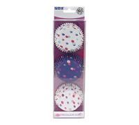 PME Cápsulas Forradas de Aluminio - Lunares de Acuarela, Set de 3, Pack de 60