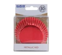 PME Cápsulas para Hornear Metálicas - Rojo, Pack de 30