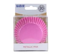 PME Cápsulas para Hornear Metálicas - Rosa, Pack de 30