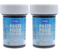 PME Colorante Alimentario en Pasta - Azul Turquesa (25g) (Paquete de 2)