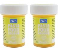PME Colorante en Pasta Amarillo Luminoso 25 g (Paquete de 2)