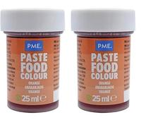 PME Colorante en Pasta Naranja 25 g (Paquete de 2)