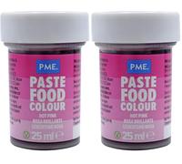 PME Colorante en Pasta Rosa Intenso 25 g (Paquete de 2)