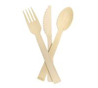 PME - Cubiertos de Bambú - Juego de 10, Paquete de 30