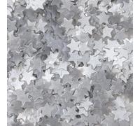 PME Decoraciones Comestibles con Purpurina en Forma de Estrellas - Plateadas | Brillo Reluciente para Tartas, Cupcakes, Donuts, Postres y Helados (1 g / 0.03 oz)