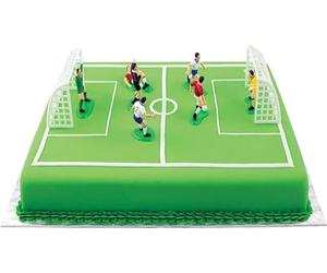 PME Decoraciones de Fútbol para Pasteles y Cupcakes, Juego de 9
