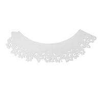 PME Envolturas para Cupcakes de Flores Blancas, Paquete de 12