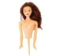 PME Figura de Muñeca de Pelo Castaño