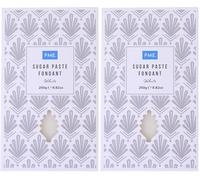 PME Fondant Pasta de Azúcar - Blanco 250g (Paquete de 2)