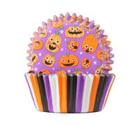 PME Halloween Cápsulas para Cupcakes forradas de Aluminio - Fiesta de Calabazas (Set de 60)