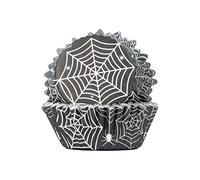 PME Halloween Cápsulas para Cupcakes forradas de Aluminio - Telarañas (Set de 30)