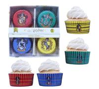 PME Harry Potter Cápsulas para Cupcakes Forradas de Aluminio, Set de 60, Casas de Hogwarts