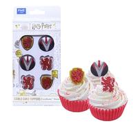 PME Harry Potter Set de 6 Toppers Comestibles para Cupcakes, Gryffindor