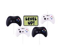 PME - Juego de Velas con Temática Gamer, Paquete de 5