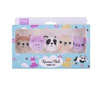 PME - Juego de Velas con Temática Kawaii, Paquete de 5