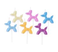 PME - Juego de Velas en Forma de Perro Globo, Paquete de 6