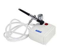 PME AB130 Kit de aerógrafo y compresor para Manualidades y decoración de Pasteles, 1 Kilogram, 2 Decibelios, Plástico, Blanco