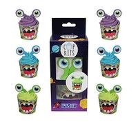 PME Kit para Decoración de Cupcakes de Alienígena con Toppers Comestibles