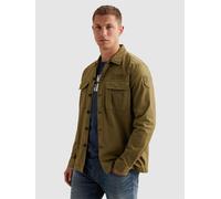 PME Legend Camisa 'Shirt jacket with chest pockets and badge on the sleeve' marrón XXXL EUR